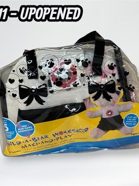 2011 Build A Bear Make & Play Bag Kit Pink Bear